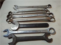 8 asst large USA made wrenches