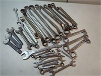 32 misc Craftsman, Billings and other wrenches