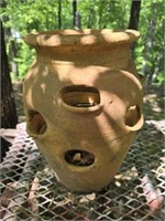 Terracotta plant vase