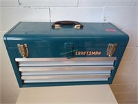 Craftsman 3 drawer tool box - very clean