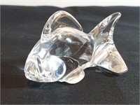 Oneida Lead Crystal Fish Figurine - Clear