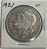 Morgan Silver Dollar 1921 VF