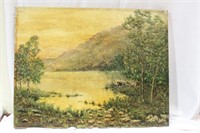 A Signed Ashworth Oil on Canvas