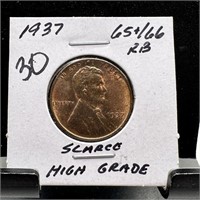 1937 WHEAT PENNY CENT HIGH GRADE