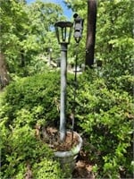 Lot of 5 Tiki Torch Poles and Planters
