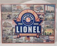 Lionel Electric Toy Trains Centennial metal sign
