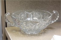 2 Handle glass bowl