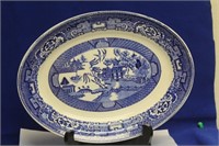 Willow Ware Blue and White Plate