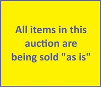 Items Sold "as is"