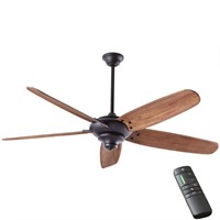 $240  Altura 68in Black Ceiling Fan with Remote