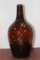 An Amber Glass Spirit Bottle