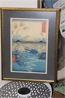 Mt Fuji Hiroshige Woodblock Print