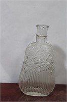 A Pressed Glass Flask for Spirit