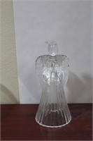 A Glass Angel Candle Holder