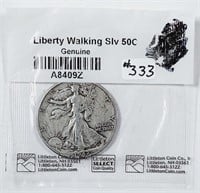 1942  Walking Liberty Half Dollar   VG