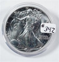 1987  $1 Silver Eagle   Unc
