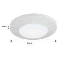 $28  Progress Lighting 7.5in White LED Flush Light