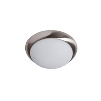 $30  Project Source 11-in Nickel Flush Mount Light