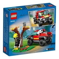 $10  LEGO City 4x4 Fire Truck Rescue Toy Set 60393
