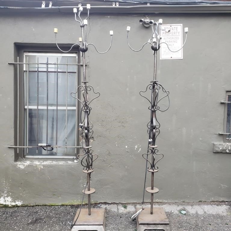 PAIR 6FT CANDLEABRAS 2