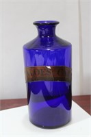 A Vintage Cobalt Blue Bottle
