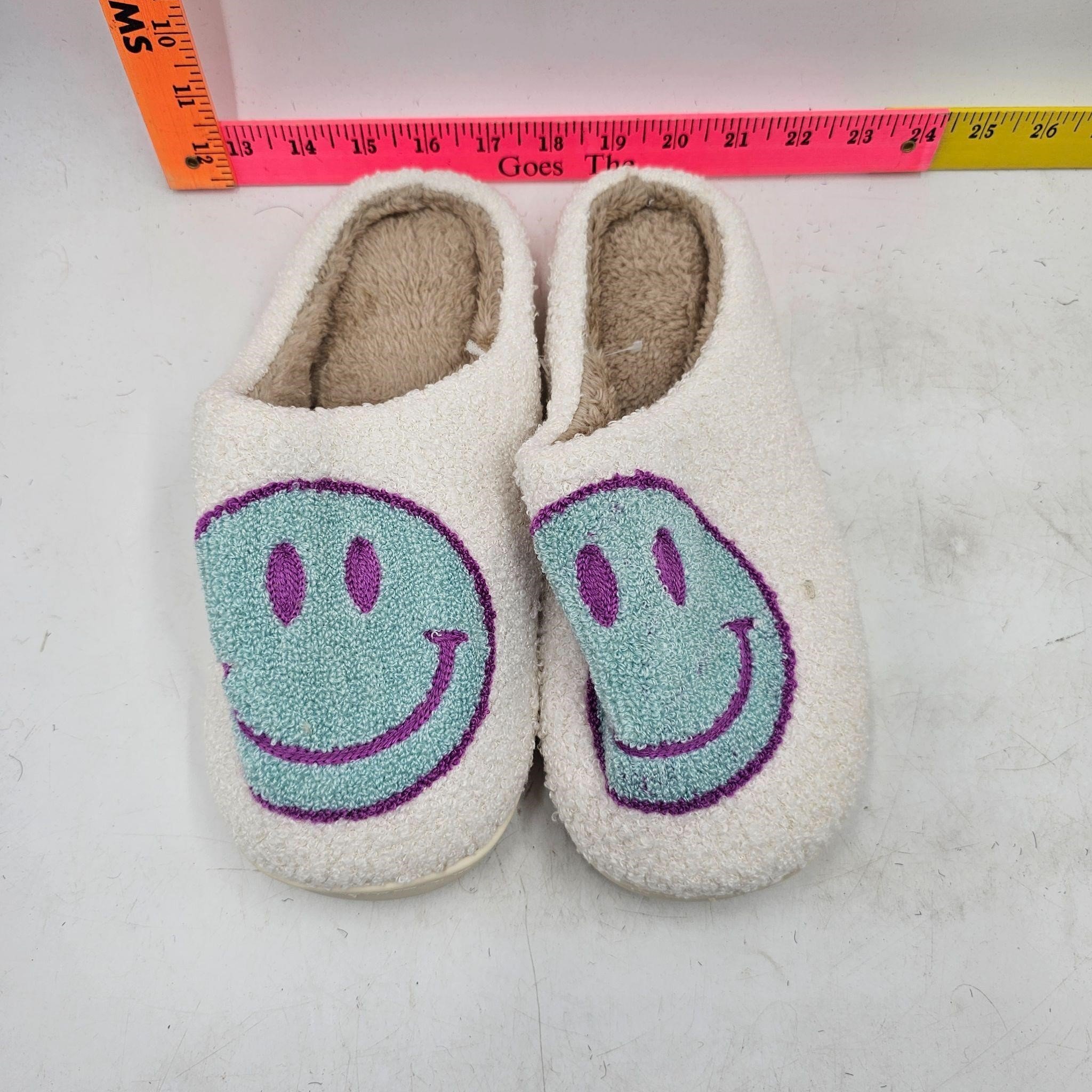 Cozy Face Plush Slippers, New