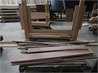 Lumber Cart w/Walnut & Oak Scraps