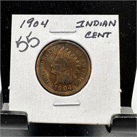 1904 INDIAN HEAD PENNY CENT
