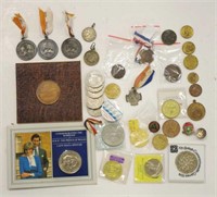 Quantity of medals, medallions & coins