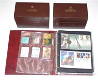 Quantity of stamps, FDCs and coins