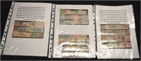 Three sheets of mostly 19th century world stamps