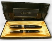 Sheaffer's White Dot Pen & Pencil Set 14K Pen
