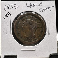 1853 LARGE CENT
