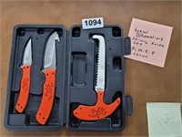 NEW BROWNING SKINNING KNIFE SET R.M.E.F. EDITION