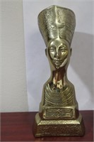 A Brass Egyptian Queen Figure