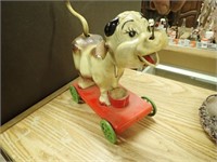 Vintage Cow Pulling Toy