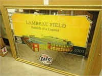 Lite GB Lambeau Field Mirror In Original Box -