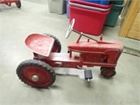 Vintage Cast Iron  Pedal Tractort