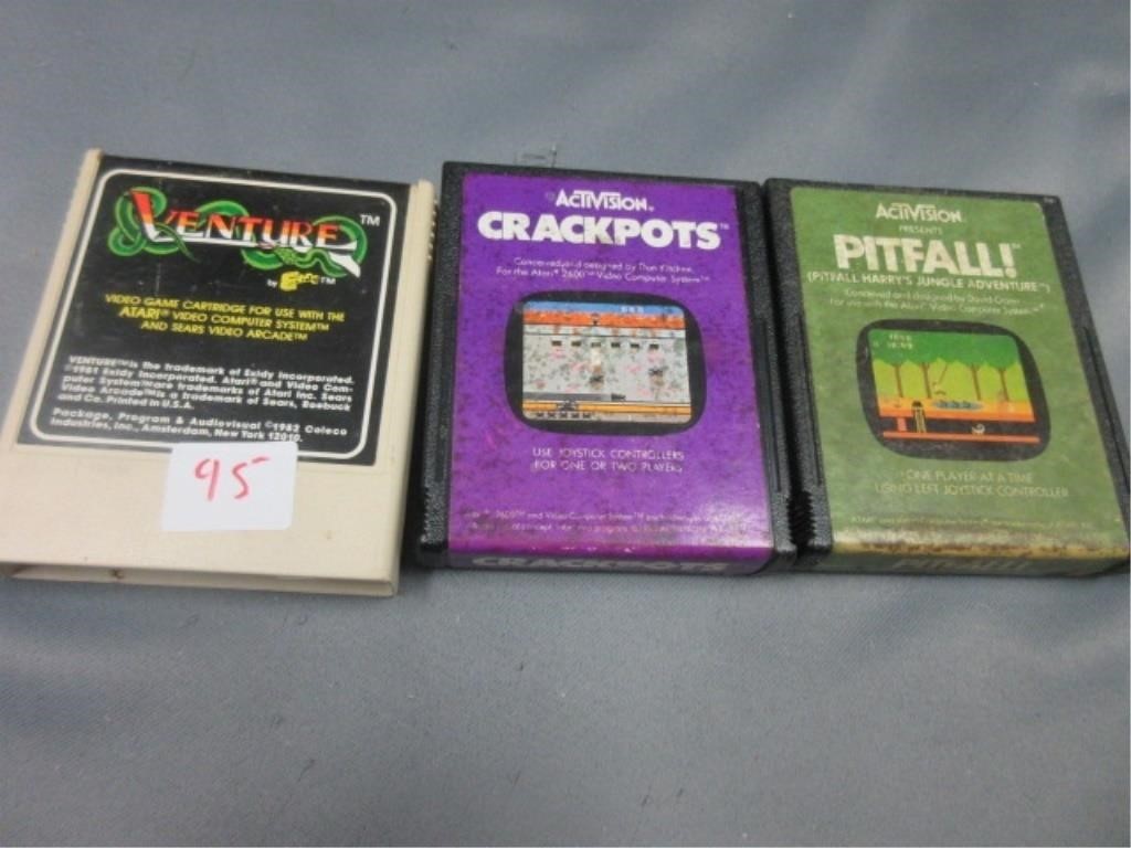 Atari Venture, Crackpots, Pitfall.