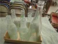 (7) Glass Collector Bottles-Rice Lake, Cameron,
