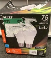 Feit Electric 75W LED Light Bulbs