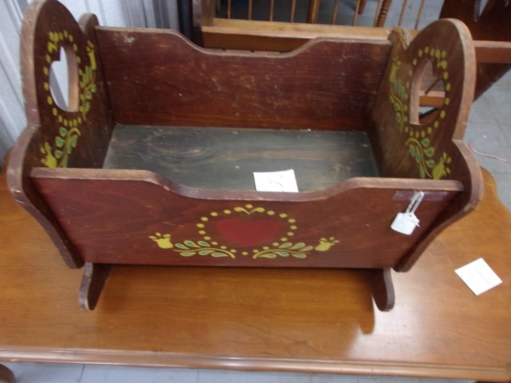 VINTAGE ROCKING CRADLE