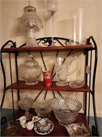 Crystal ginger jar, bowls, pitcher and more. Look