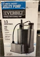 Everbilt Utility Pump 1/3HP $166 Retail