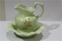 A Vintage Miniature Bowl and Pitcher