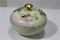 An Artist Signed Limoges Cover Bowl