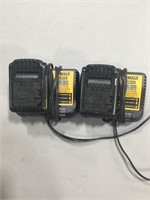 2 batteries 2 chargers not tested