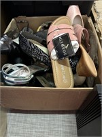 Box of woman’s shoes