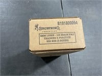 Browning ammunition 115 gr. fmj training and