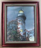 Kevin Daniel Lighthouse Print Framed